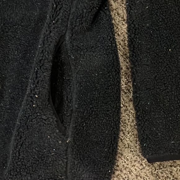 Members Mark Navy Speckled Sherpa Alpine Pullover Jacket size small - Picture 3 of 6